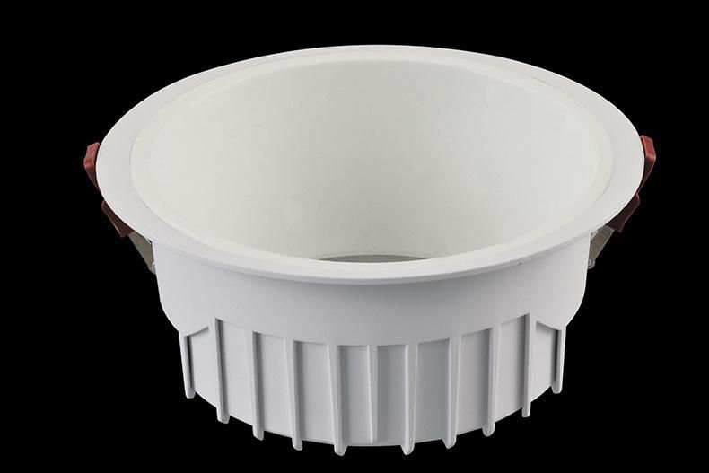 Lighting Triac 0-10V Dali Dark Light Recessed Down Spot Lights 7W 9W 12W 15W 18W 24W 30W LED Downlight 2′′ 3" 4" 5" 6"