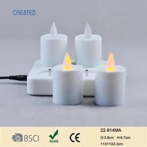 4p/S Moving Tealight Candle with Rechargeable Function (22-914mA)