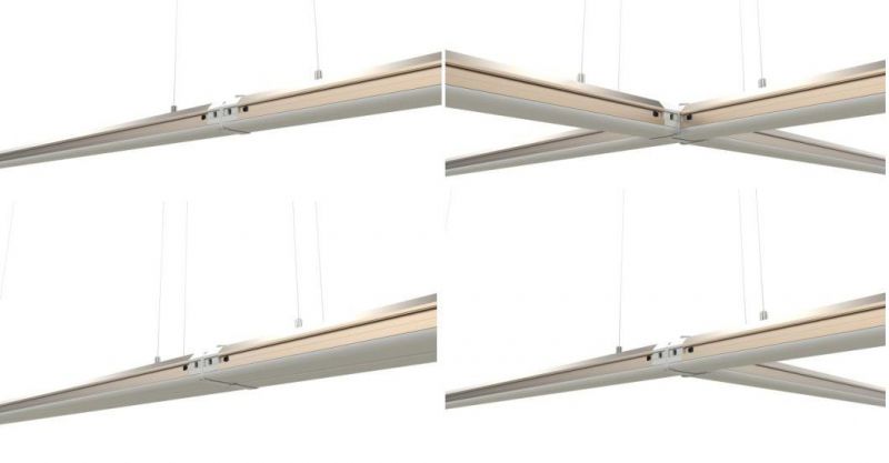 LED Linear Light Fixture with 5000lm Dimmable & ETL/Dlc for Commercial Lighting