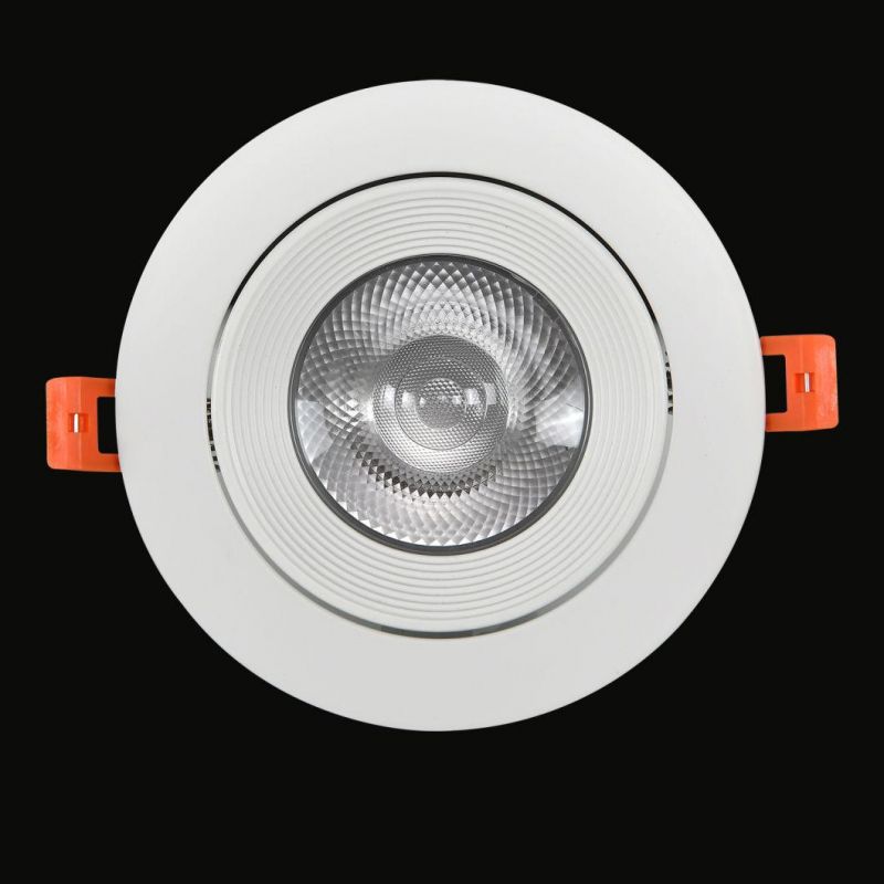 5W Classic Anti-Glare Ceiling Recessed Adjustable LED Spot Downlight for Commercial Project Office Hotel Apartment Residential Corridor Rooms Spotlight