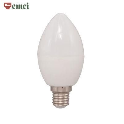 Ce RoHS Approved Energy Saving LED Candle Lighting Lamp C37 C35 Light E14 E27 Base 5W LED Bulb Lamp
