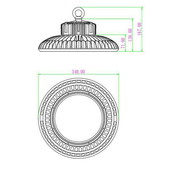 5 Years Warranty 120W LED High Bay Light Warehouse Lighting