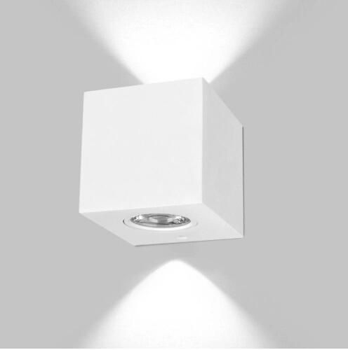 2*3W Surface Mounted LED Wall Light Aluminum Lamp Body for Lobby Corridor Decoration Wall Light