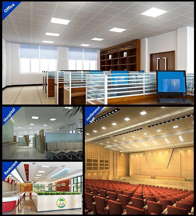 Interior Commercial Office Lamp Square Backlit Lighting 600*600 LED Panel Light