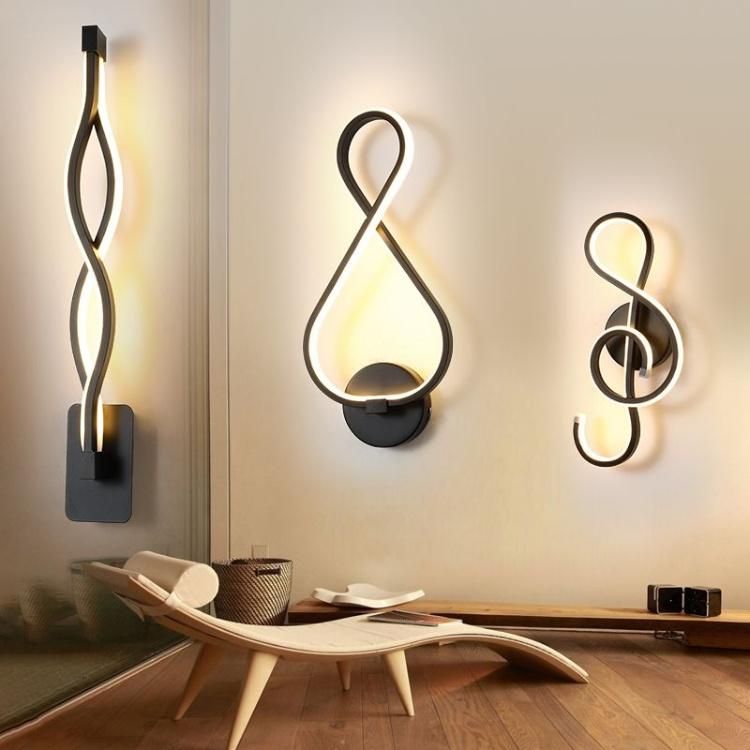 Wall Sconce Blackindoor Washer Wood Design Door LED Wall Light