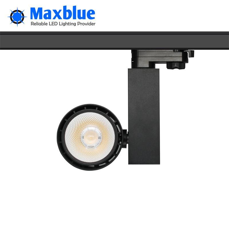 40W 4 Wire 3phase CREE/Citizen COB LED Track Light