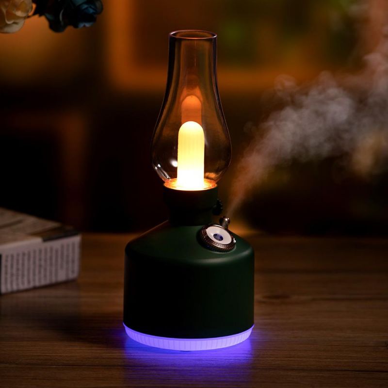 Retro Creative Table Lamp Bar Cafe Restaurant Bedside Atmosphere Light Mini Night Light with Mist Sprayer