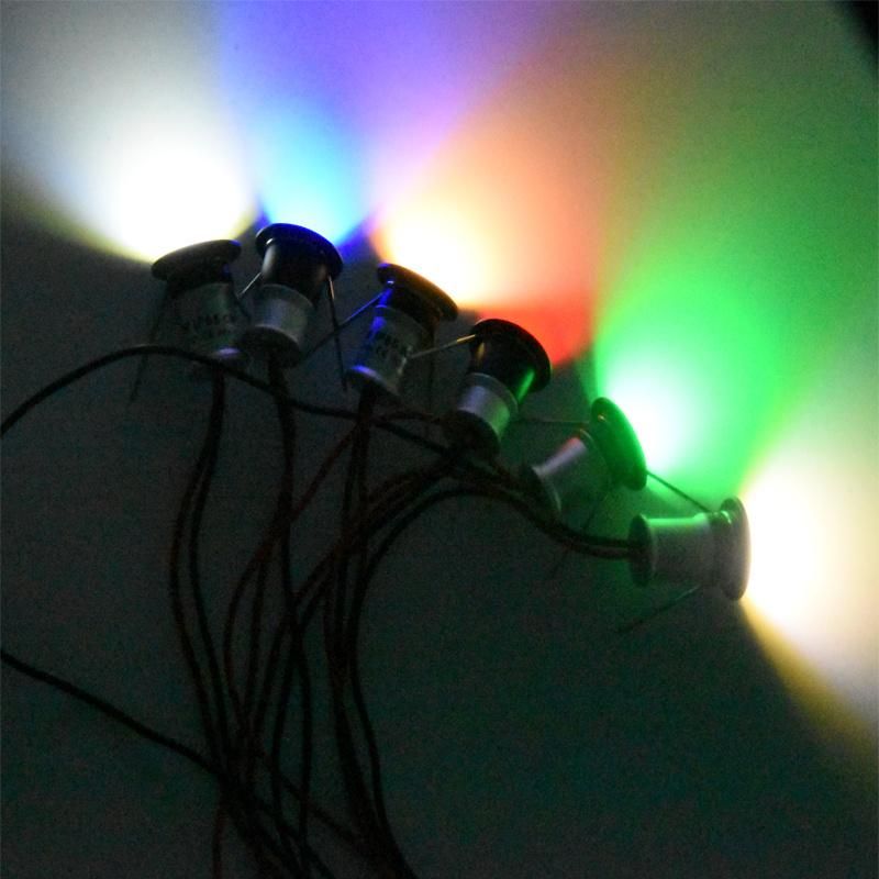 Blue 10PCS Lamp + IP67 Transformer + Remote Dimmable LED Ceiling Lighting 12V 1W IP65