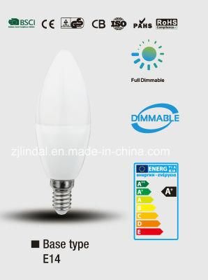 Dimmable LED Candle C37-Sbl