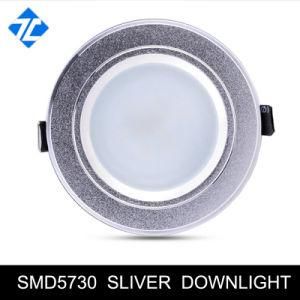CE/RoHS Approved Epistar Chip 12W LED Sliver Downlight