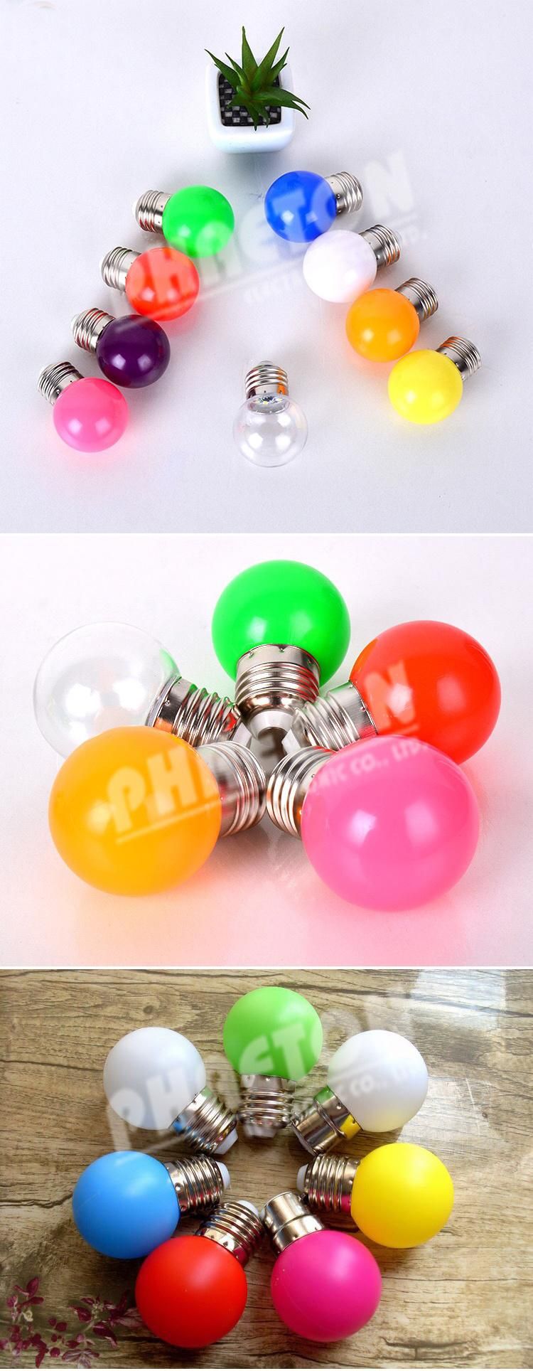 Color 1W 3W G45 LED Bulb, Holiday Christmas Light