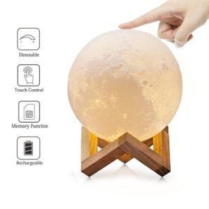 3D Moon Light LED Night Light Touch Control or Remote Control