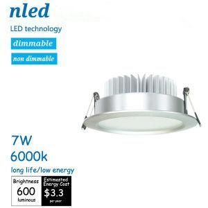 Long Life &amp; Low Energy 7W LED Recessed Downlight