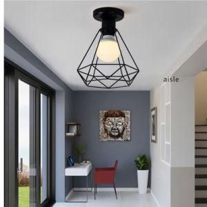 Nordic Vintage Balcony Minimalist Iron Ceiling Lamp for Kitchen Foyer Entrance Corridor