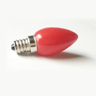 Red/White/Transparent Decorative LED Bulb E12 110/220V