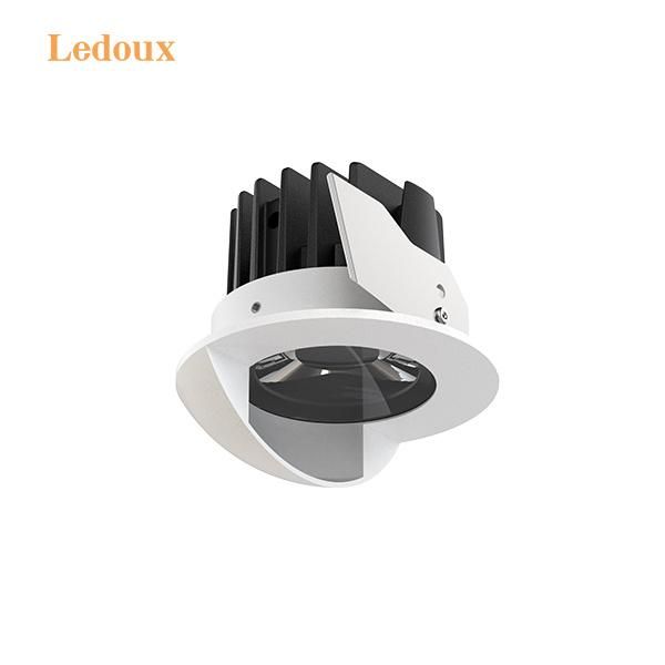 High Quality Aluminum COB White/Black 10W Ceiling LED Downlight