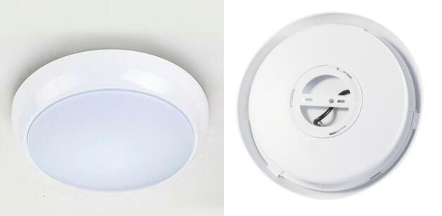 100-240V Surface Mounted IP64 LED Ceiling Light 15W 4000K Nature White (Motion Sensor available)