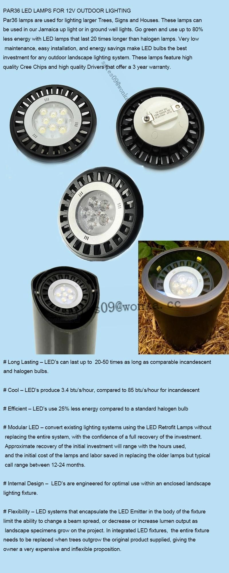 PAR 36 LED/Outdoor Light Bulbs/PAR 36 Landscape Bulbs