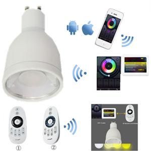LED GU10 WiFi Remote Control Dual White Dimmer Bulb