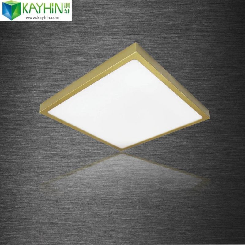 Round Square Surface Mounted Home Office Living Room Decorative LED Panel Ceiling Light 9W 12W 15W 20W 24W Triple CCT Thickness Pane Light