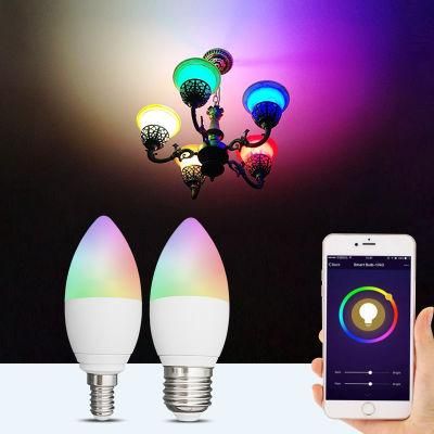 Works with Amazon Alexa Factory Supply 5W C37 LED Lamp