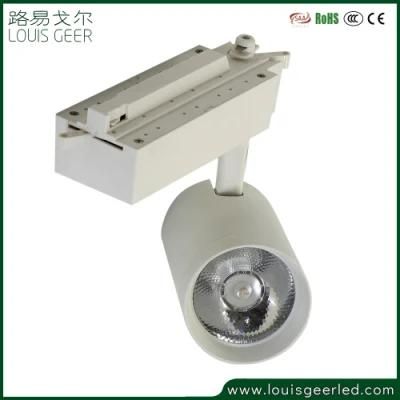 Retractable Beam Angle 15W 20W COB Chips Dali Dimmable Track Spot Light for Museum Gallery Project