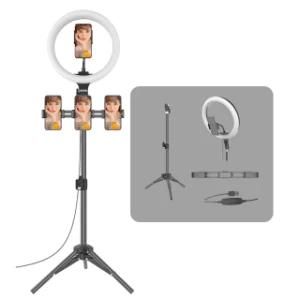 Best Seller 10-Inch Selfie Ring Fill Light with 550mm Tripod Stand for Live Broadcast in Tiktok