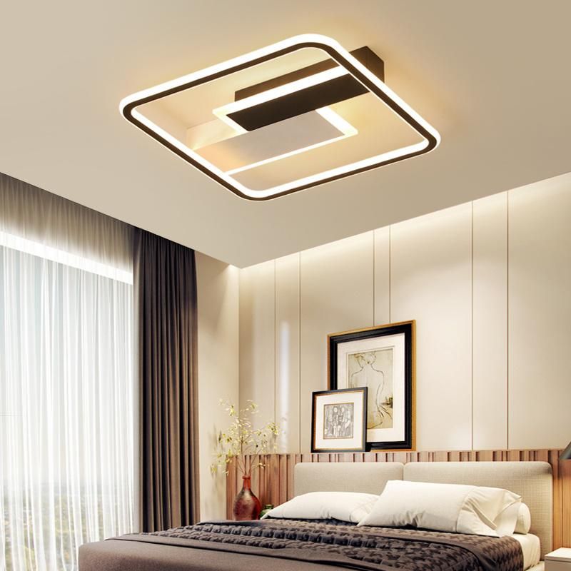 600by600 Light CCT Square Smart Bedroom Contemporary LED Ceiling Lamp