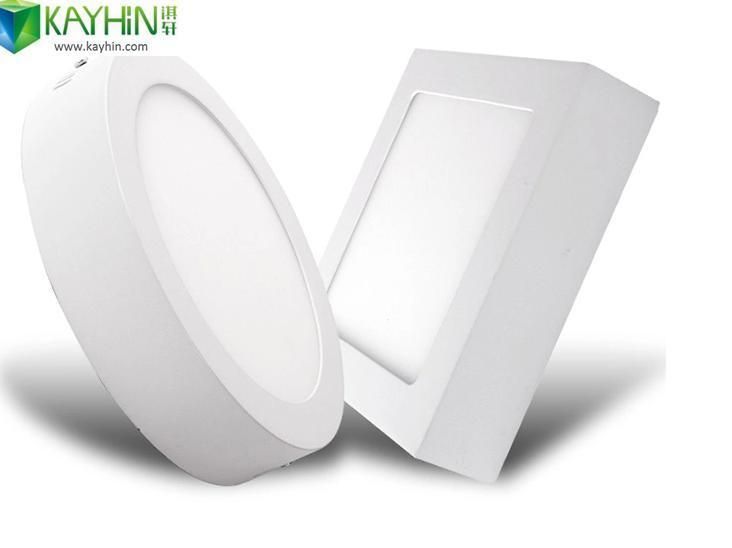 Factory OEM ODM Aluminium Housing Ceiling Lamp Surface Mounted 6W 12W 24W 18W Round LED Panel Light