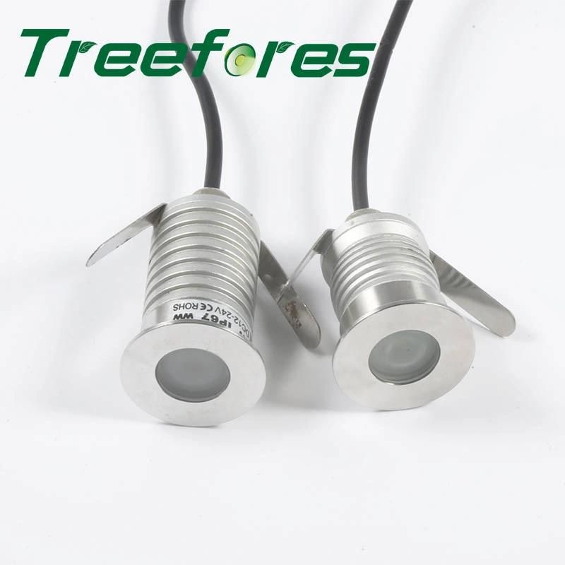 1W 3W IP67 Underground LED Lighting Lamp DC 12V 24V