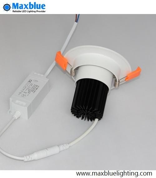 9W/12W Adjustable Dimmable Recessed Ceiling LED Down Light with CREE COB LED