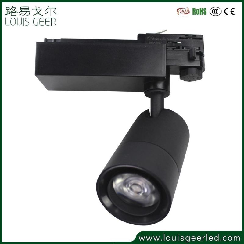 Morden Design Black and White 25W SMD LED Track Light for Exhibition