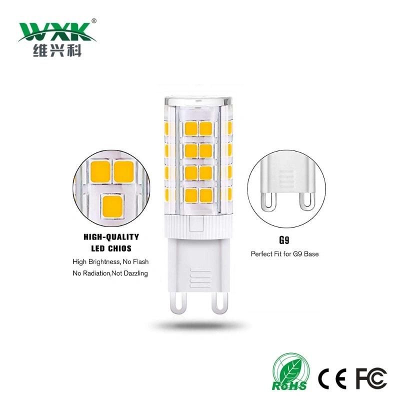 4W G9 LED Bulb Non-Dimmable Replace 30-40W Halogen G9 Bulbs with No Strobe Flicker Free