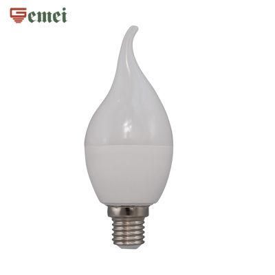 Energy Saving LED Bulbs Flame Lamps F37 F35 E14 E27 Base 6W LED Light Decorative Indoor LED Lighting with Ce RoHS