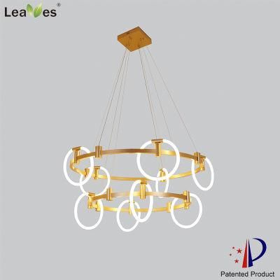 Hot Sales Gold Euro LED Chandelier for Living Room, Home, Villa and Hotel Amazing Decoration Modern Pendant CE ETL Certification