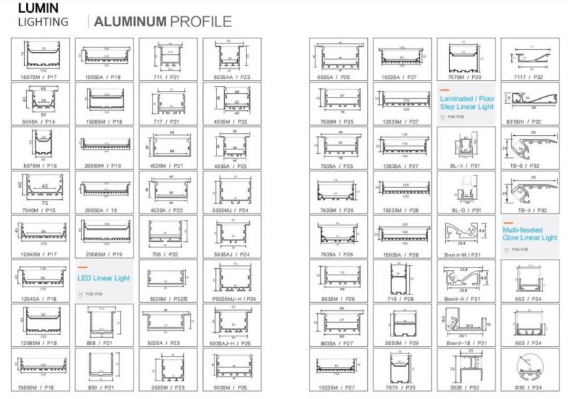 1800mm 0-10V Dimming LED Trunking Linear Lighting for Office/Shops