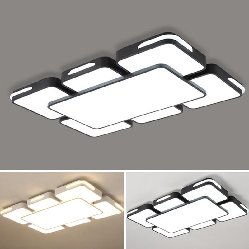 2022 Rectangle Surface Mounted Decoration Ceiling Lamp LED Modern Lighting for Living Room