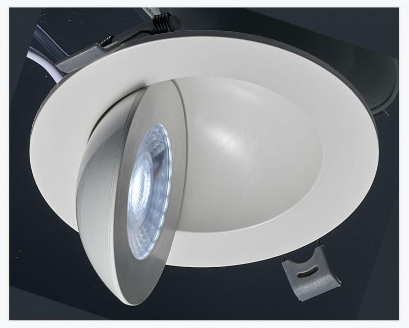 PBT Material Direction 360 Degree Adjustable LED Downlight Spot Light Gimbal Panel Ceiling Recessed Down Light