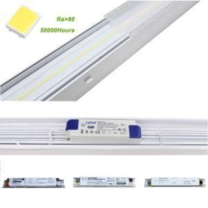 5 Years IP65 75W Industrial Indoor Linear LED High Bay Trunking System Light for Warehouse