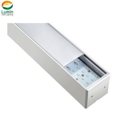 Silver/ Black/White Flicker Free LED Trunking Light for Home/ Office/School/ Shops