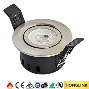 Ce RoHS Dimmable 5W Rotatable LED Downlight with 90mins Fire Resistance