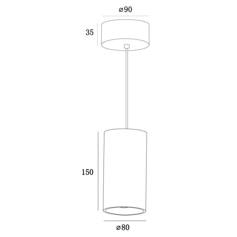 High Efficiency 18W Surface Mounted Spotlight LED Pendant Light for Stores