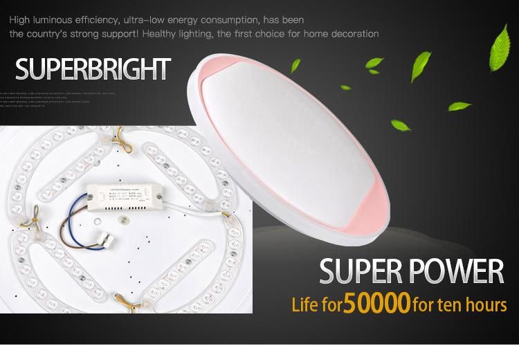 Decorative Bedroom Sensor Office 12V Fabric LED Ceiling Lamp with Energy Ceiling Light