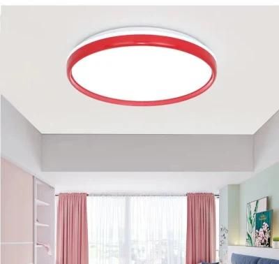 Factory Sale OEM ODM Ultra-Thin Round White Modern Bedroom 96 LED Ceiling Light
