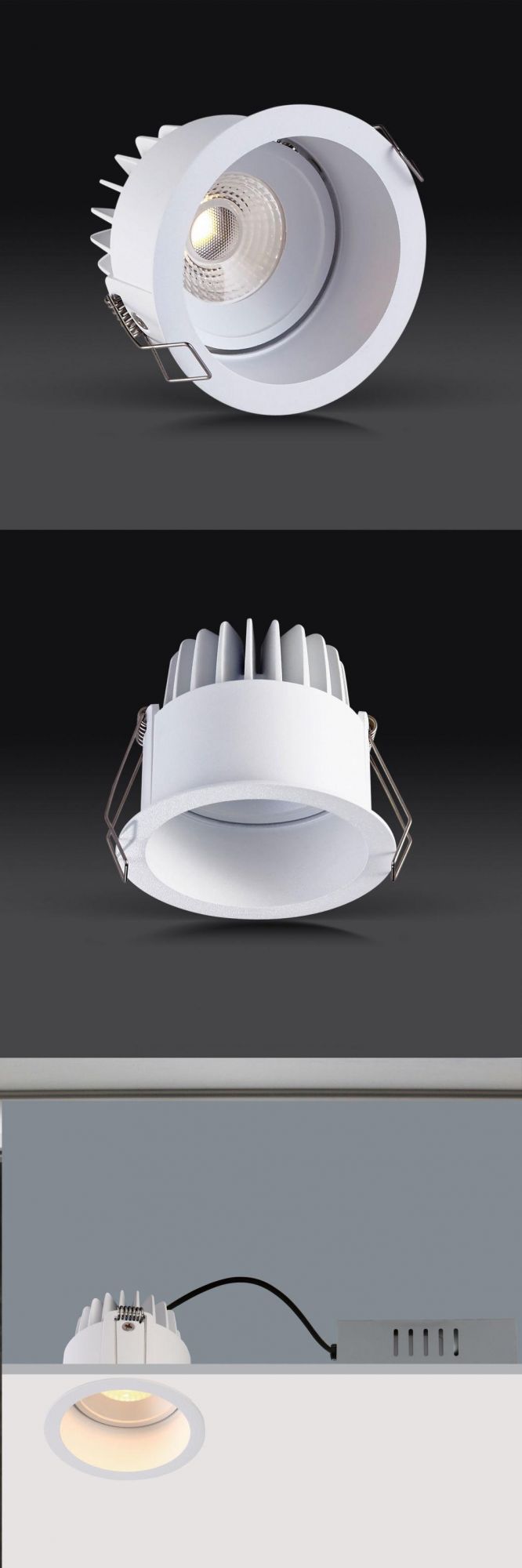 R6020 6W 10W COB LED Aluminum Indoor Commercial LED Downlight