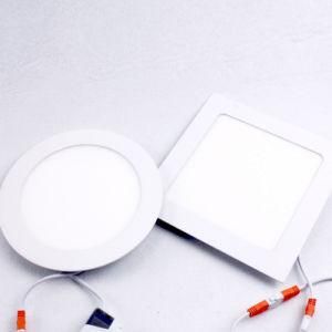 Ra80 90lm Per Watt New Price Recessed Circular Ultra Thin Downlight Type Round LED Panel Light 18W