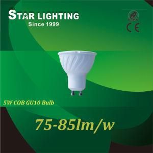 Wholesale New Factory Price GU10 COB 5W Aluminum Plastic LED Bulb Light