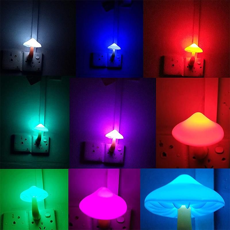 LED Mushroom Lamp Manufacturer Model Is Complete Pink Multicolor Children Gift Baby Kids Room LED Night Light Mushroom Lamp