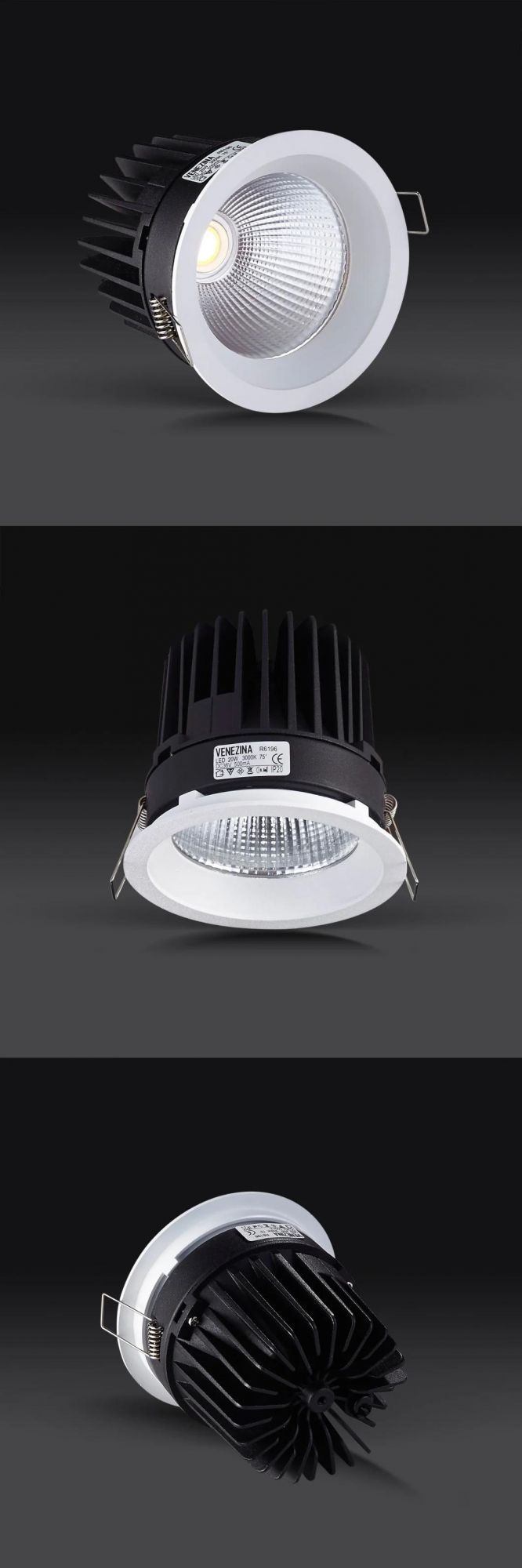 Popular Style COB 10W IP44 Commercial High Quality LED Downlight with a High Efficiency Reflector