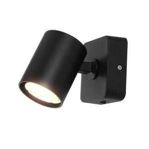Meanyee Spotlight Wall Mount Light Reading Lamp with Switch / Adjustable / Matt Black Finished/ GU10 1*6W (included) / 3000K / My-Wn041